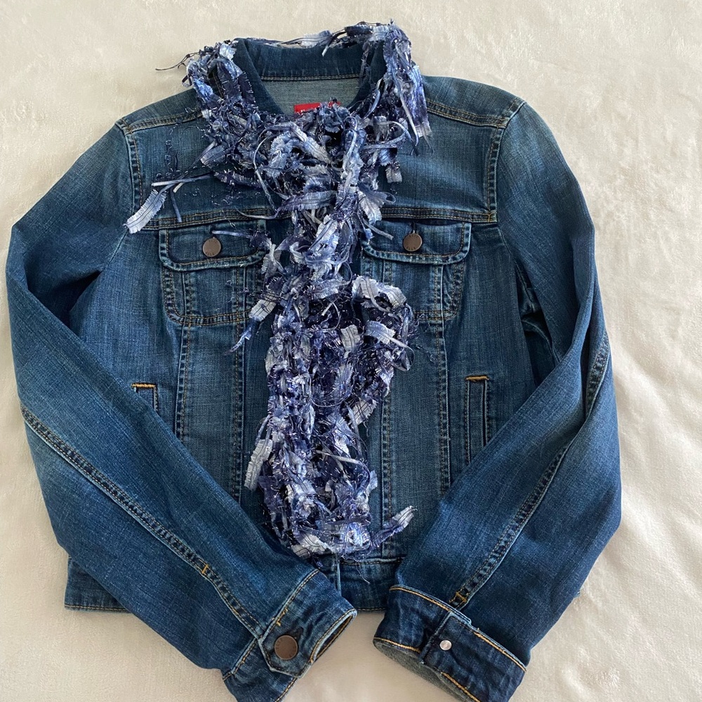 Elle Jean Jacket Size Small - Picture 5 of 5